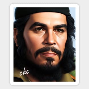 Realistic Portrait of Che Guevara Magnet